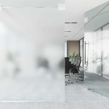 vidaXL Αυτοκόλλητη Μεμβράνη Παράθυρου Γκρι με Θολό Εφέ 45 x 500 cm PVC