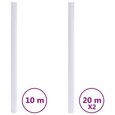 vidaXL Μεμβράνες Παραθύρου Ματ Λευκό από PVC