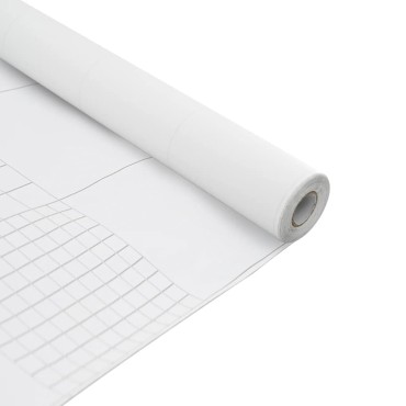 vidaXL Μεμβράνες Παραθύρου Ματ Λευκό από PVC