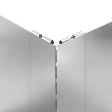 vidaXL Περίγραμμα γκαζόν 100 x 60 x 35 cm Ατσάλι Ασημί