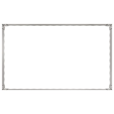 vidaXL Περίγραμμα γκαζόν 4 τμχ. 100 x 60 x 35 cm Ατσάλι Ασημί