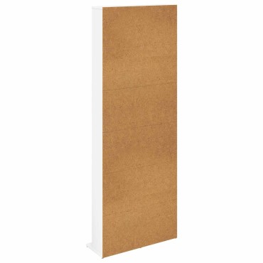 vidaXL Ντουλάπα CD Λευκό 65x23,5x175cm Επεξεργασμένο Ξύλο