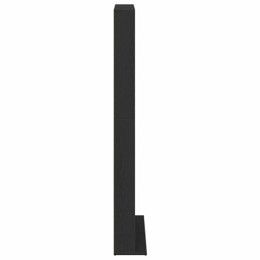 vidaXL Ντουλάπα CD Μαύρη Δρυς 65x23,5x175cm Επεξεργασμένο Ξύλο