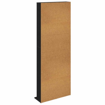 vidaXL Ντουλάπα CD Μαύρη Δρυς 65x23,5x175cm Επεξεργασμένο Ξύλο