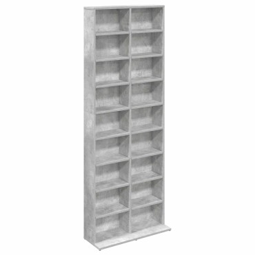 vidaXL Ντουλάπα CD Γκρι Σκυροδέματος 65x23,5x175cm