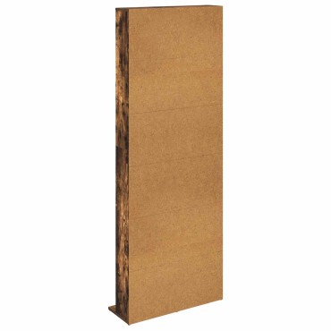 vidaXL Ντουλάπα CD Καπνισμένο Ξύλο Δρυός 65x23,5x175cm