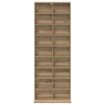 vidaXL Ντουλάπα CD Artisan Δρυς 65x23,5x175cm Επεξεργασμένο Ξύλο