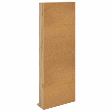 vidaXL Ντουλάπα CD Artisan Δρυς 65x23,5x175cm Επεξεργασμένο Ξύλο