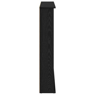 vidaXL Ντουλάπα CD 2 τεμ. Μαύρη Δρυς 60x17x92cm