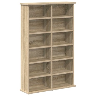 vidaXL Ντουλάπα CD 2 τεμ. Sonoma Δρυς 60x17x92cm