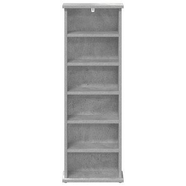 vidaXL Ντουλάπα CD Γκρι Σκυροδέματος 60x17x92cm