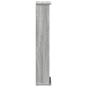 vidaXL Ντουλάπα CD Γκρι Sonoma 60x17x92cm Επεξεργασμένο Ξύλο