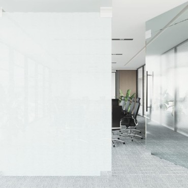 vidaXL Μεμβράνη Παραθύρου Ματ Λευκό 90x2000 εκ. PVC