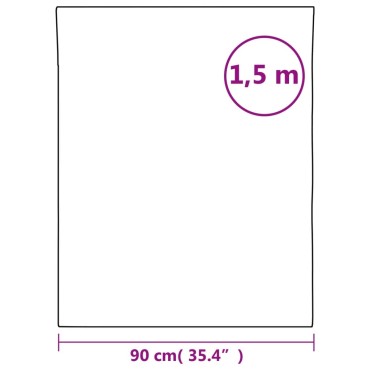 vidaXL Μεμβράνες Καθρέφτης Αυτοκόλλητες 2 τεμ. 90 x 150 εκ. PET