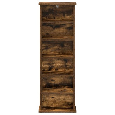 vidaXL Ντουλάπα CD Καπνισμένο Ξύλο Δρυός 60x17x92cm