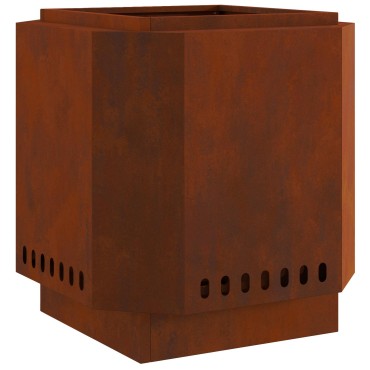 vidaXL Ατμόσφαιρα χωρίς καπνό Σκ rusty Ατσάλι Σκληρυθέν στον Αέρα