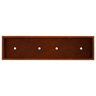 vidaXL Υψωμένη Γλάστρα Κήπου Σκ rusty 100 x 26 x 82 εκ
