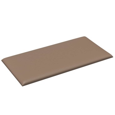 vidaXL Κεφαλάρι Τοίχου 12 τμχ. 60 x 30 cm Καπουτσίνο ύφασμα