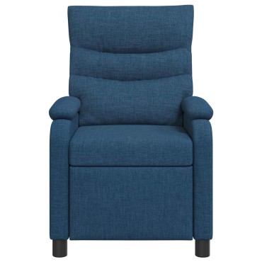 vidaXL Αναπαυτική Καρέκλα Μπλε Ύφασμα 66x95x100cm 1 τεμ.