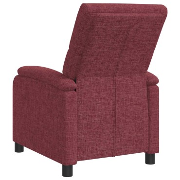vidaXL Αναπαυτική Καρέκλα Κόκκινο Ύφασμα 66x95x100cm 1 τεμ.