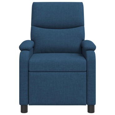 vidaXL Αναπαυτική Καρέκλα Μπλε Ύφασμα 66x95x100cm 1 τεμ.