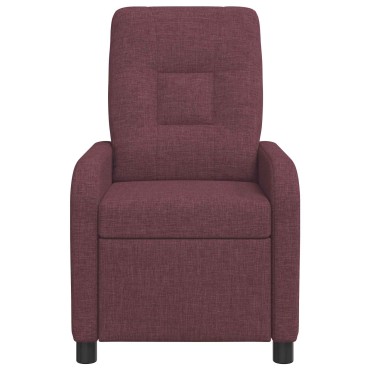 vidaXL Αναπαυτική Καρέκλα Μοβ Ύφασμα 66x95x100cm 1 τεμ.