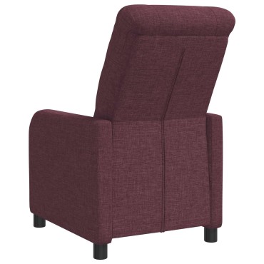 vidaXL Αναπαυτική Καρέκλα Μοβ Ύφασμα 66x95x100cm 1 τεμ.