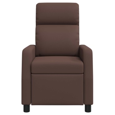 vidaXL Κάθισμα μασάζ Καφέ Τεχνητό Δέρμα 66x95x100cm