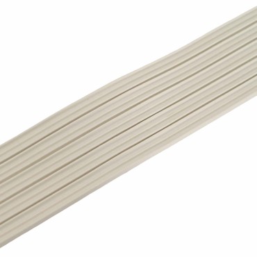 vidaXL Αυτοκόλλητη σφραγίδα παραθύρου Λευκό 9 x 4 mm 12 m EPDM αφρός