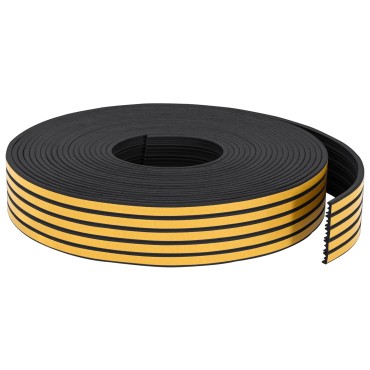 vidaXL Αυτοκόλλητη σφραγίδα παραθύρου Μαύρο 15 x 8 χλστ 100 μ