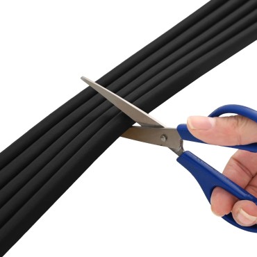 vidaXL Αυτοκόλλητη σφραγίδα παραθύρου Μαύρο 12 x 10 mm 100 m