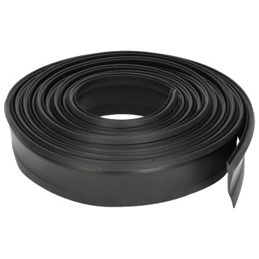 vidaXL Σφράγιση Πόρτας Γκαράζ Μαύρο 52 x 2 mm 4,5 μ PVC