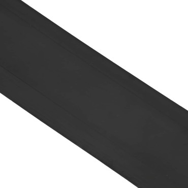 vidaXL Σφράγιση Πόρτας Γκαράζ Μαύρο 52 x 2 mm 5 μ PVC