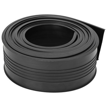 vidaXL Σφράγιση Πόρτας Γκαράζ Μαύρο 70 x 6 mm 2,5 μ PVC