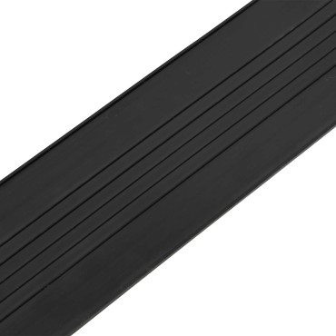 vidaXL Σφράγιση Πόρτας Γκαράζ Μαύρο 70 x 6 mm 3,5 μ PVC