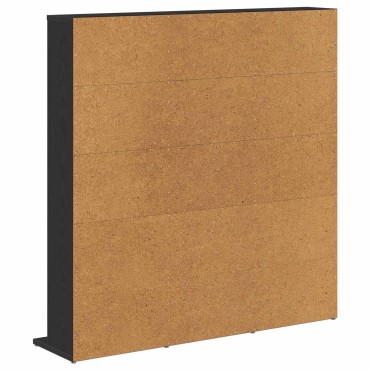 vidaXL Ντουλάπα CD Μαύρη Δρυς 96x23,5x97,5cm Επεξεργασμένο Ξύλο