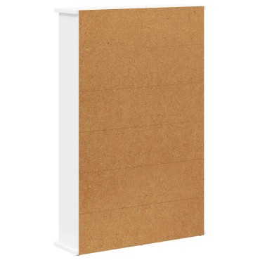 vidaXL Ντουλάπα CD Λευκό 60x17x92cm Επεξεργασμένο Ξύλο