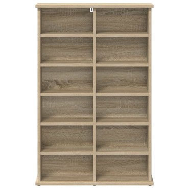 vidaXL Ντουλάπα CD Sonoma Δρυς 60x17x92cm Επεξεργασμένο Ξύλο