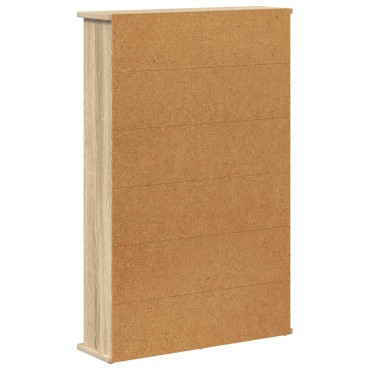 vidaXL Ντουλάπα CD Sonoma Δρυς 60x17x92cm Επεξεργασμένο Ξύλο