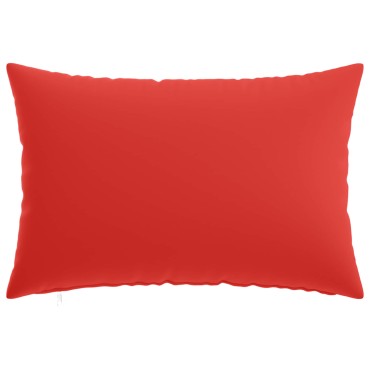 vidaXL Κάλυμμα Μαξιλαριού 2 pcs HEERLEN Κόκκινο 30 x 50 cm Πολυεστέρας