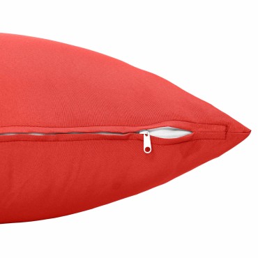 vidaXL Κάλυμμα Μαξιλαριού 6 pcs HEERLEN Κόκκινο 35 x 35 cm Πολυεστέρας