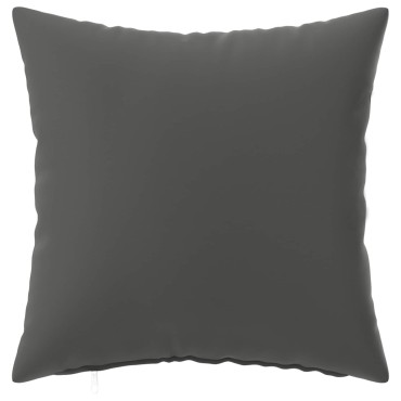 vidaXL Κάλυμμα Μαξιλαριού 6 pcs HEERLEN Ανθρακί 40 x 40 cm Πολυεστέρας