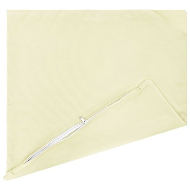 vidaXL Κάλυμμα Μαξιλαριού 2 pcs HEERLEN Κρεμ 40 x 40 cm Πολυεστέρας