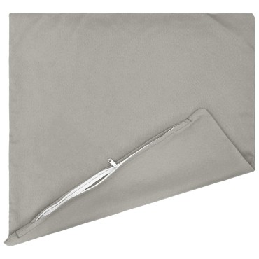 vidaXL Κάλυμμα Μαξιλαριού 2 pcs HEERLEN Γκρι 40 x 40 cm Πολυεστέρας