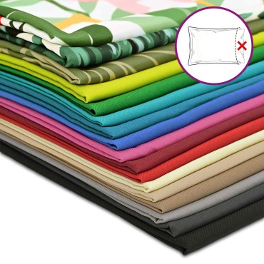 vidaXL Κάλυμμα Μαξιλαριού 2 pcs HEERLEN Γκρι 40 x 40 cm Πολυεστέρας