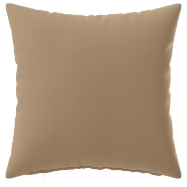vidaXL Κάλυμμα Μαξιλαριού 2 τμχ. HEERLEN Taupe 40 x 40 cm Πολυεστέρας