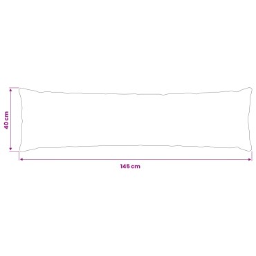vidaXL Κάλυμμα Μαξιλαριού 2 pcs HEERLEN Σχέδιο Φύλλου 40 x 145 εκ.