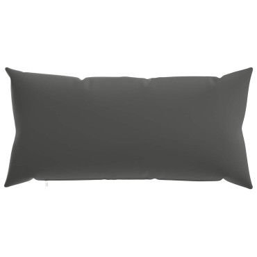 vidaXL Κάλυμμα Μαξιλαριού 2 pcs HEERLEN Ανθρακί 40 x 80 cm Πολυεστέρας