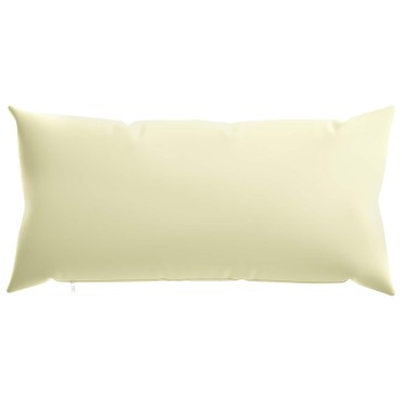 vidaXL Κάλυμμα Μαξιλαριού 2 pcs HEERLEN Κρεμ 40 x 80 cm Πολυεστέρας