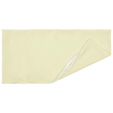 vidaXL Κάλυμμα Μαξιλαριού 2 pcs HEERLEN Κρεμ 40 x 80 cm Πολυεστέρας